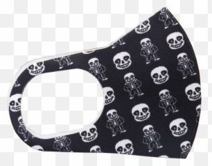 Undertale Inspired Decorative Face Mask - Sans Tile Dot png