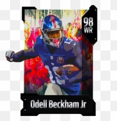Download Hd Odell Beckham Jr Mut Card - Odell Beckham Jr Png,Odell Beckham Jr Png