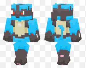 Lucario - Lucario Skin Minecraft Png,Lucario Transparent