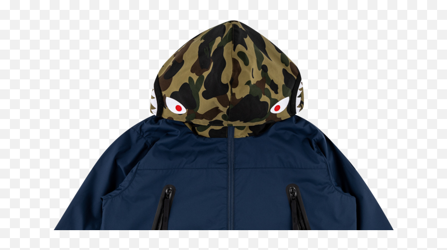 Bape Shark Hoodie Jacket - Hooded Png,Bape Shark Png