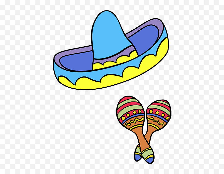 Sombrero - Drawing Png,Cinco De Mayo Png