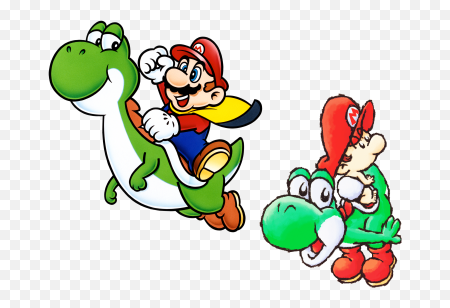 Download Mario World Png - Super Mario And Yoshi,Mario Jumping Png