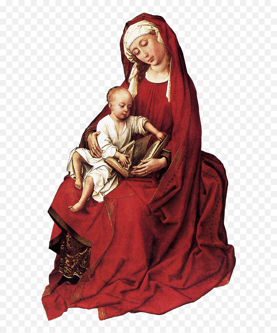 Download Hd Rogier Van Der Weyden And The Virgin Mary - Rogier Van Der Weyden 1464 Png,Virgin Mary Png