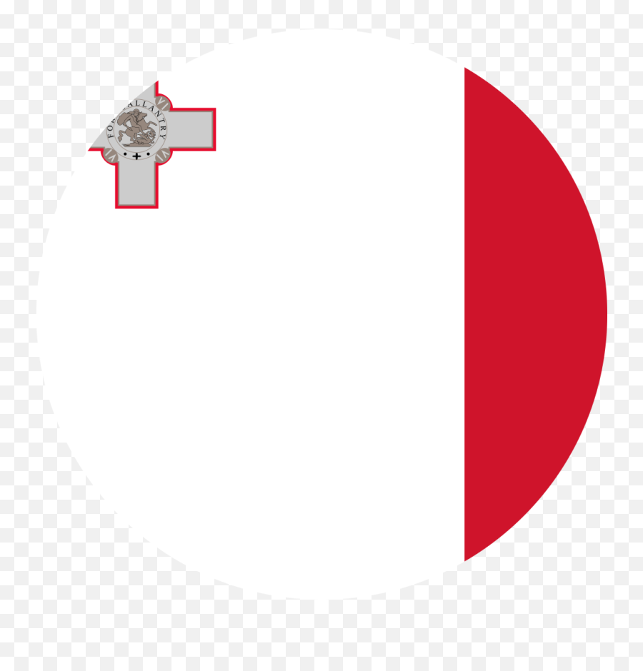Flag Of Malta Download - Malta Circle Png,Icon La Bandera