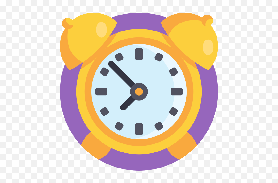 Alarm Clock - Free Miscellaneous Icons Dot Png,Flat Clock Icon