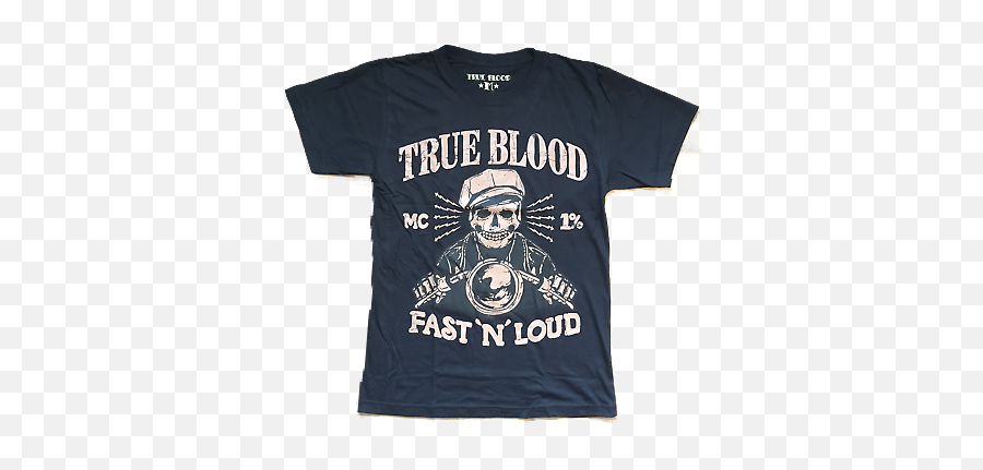 Menu0027s True Blood Biker T Shirt Live Fast Motorbike Skull Built Speed Rock Top Ebay - Short Sleeve Png,Icon Motorhead Skull Jackets