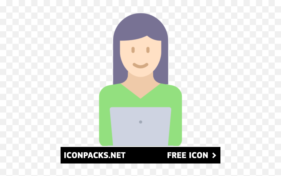 Free Laptop And Woman Icon Symbol Png Svg Download - Metaverse Icon,Lady Icon