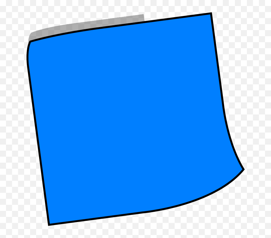 Blue Sticky Note Png Svg Clip Art For Web - Download Clip Vertical,Sticky Notes Icon