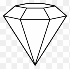 Library Of Diamond Gemstone Picture Stock Black And - Diamond Clip Art Png,Gemstone Png