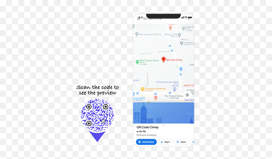 Qr Code For Google Maps Generate Your Free Location - Scan Location In Google Map Png,Android Google Map Icon