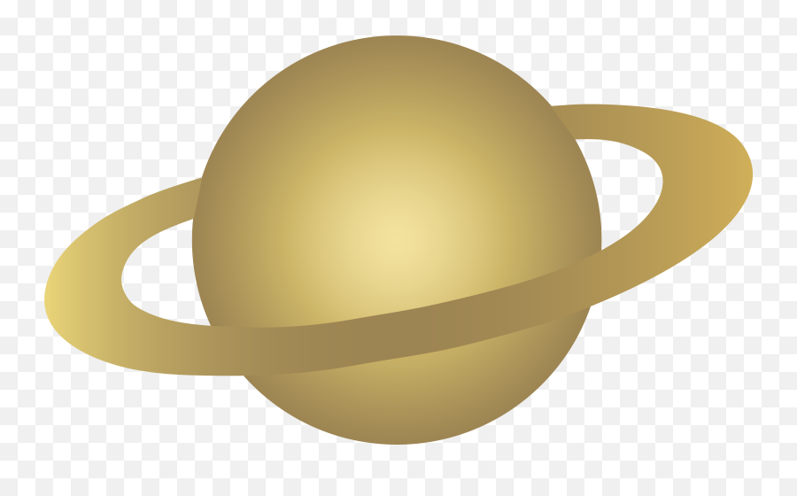 Download Planet Clipart Transparent - Planet With Rings Simple Png,Planet Transparent Background