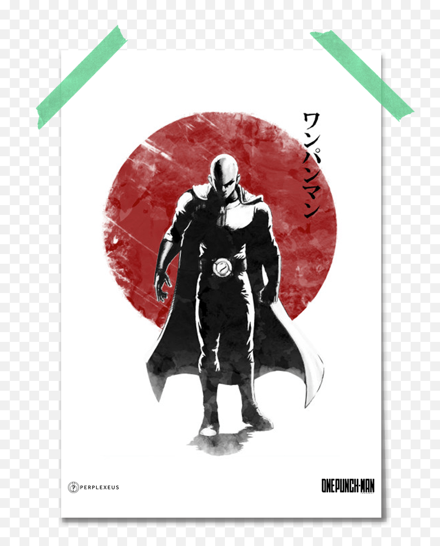 Saitama Poster - One Punch Man Displate Png,Saitama Transparent