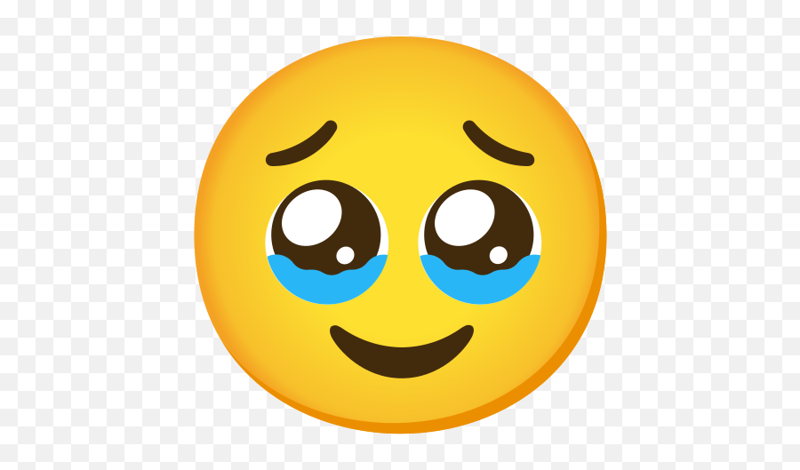 Face Holding Back Tears Emoji - Emoji Faces Png,Android Back Icon