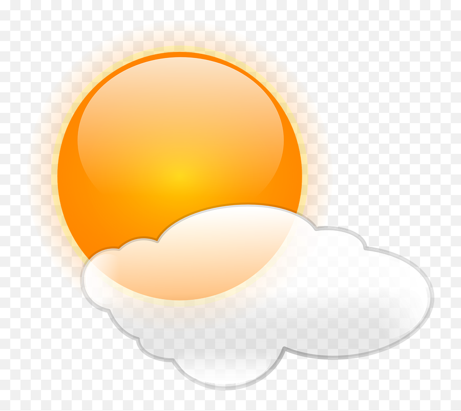 Free Photo Symbol Sun Cloudy Weather Clouds - Max Pixel Sol Nascente Desenho Png,Cloudy Icon