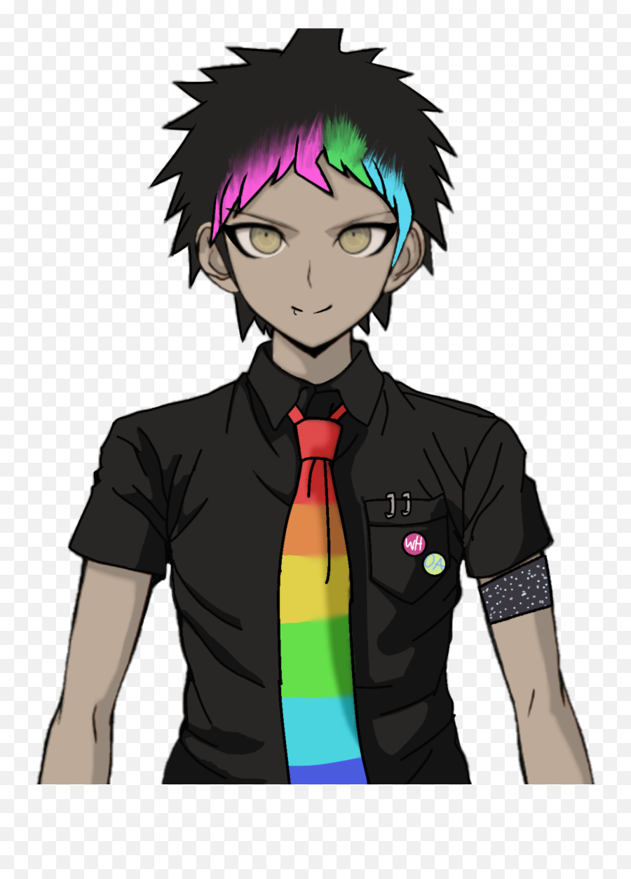 Danganronpaspriteedit Scenekid Sticker By Coughingtears Png Hajime Hinata Icon