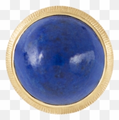 Lynggaard Lotus Earrings In 18k Yellow Gold With Lapis - Opal Png,Lapis Png
