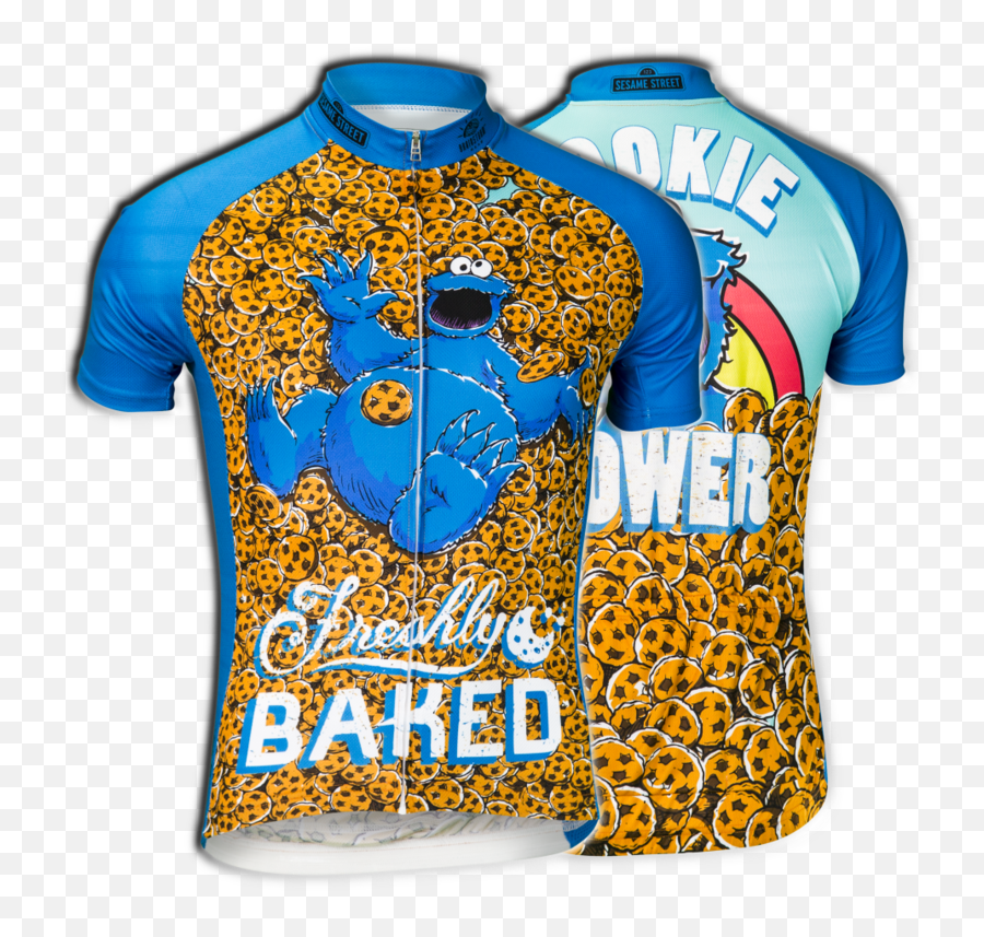 Cookie Monster Freshly Baked Cycling Jersey Womenu0027s - Cycling Jersey Cookie Monster Png,Cookie Monster Png
