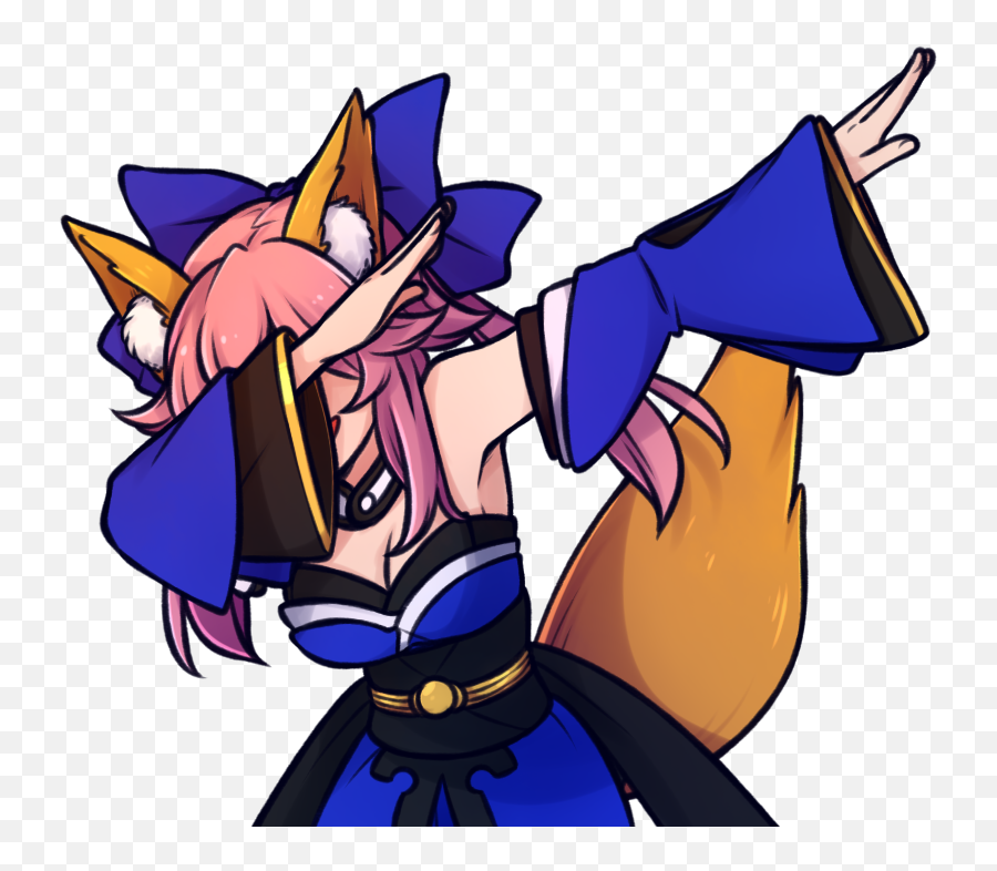 Tamamo Dabbing The Dab Know Your Meme - Tamamo Dab Png,Dab Png