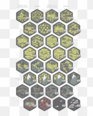 Isle Of Lore 2 Hex Tiles Regular By Steven Colling - Of png
