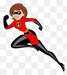 Library Of The Incredibles Jpg Transparent Png Files - Elastigirl Incredibles Clip Art,Incredibles Logo Png