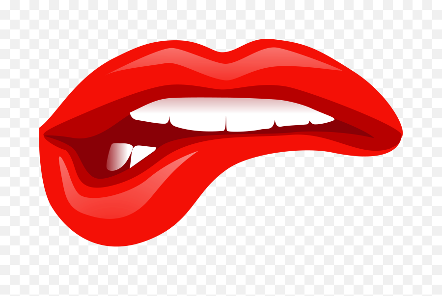 Red Lips Png Clipart Background - Lips Kiss Png,Lips Clipart Png