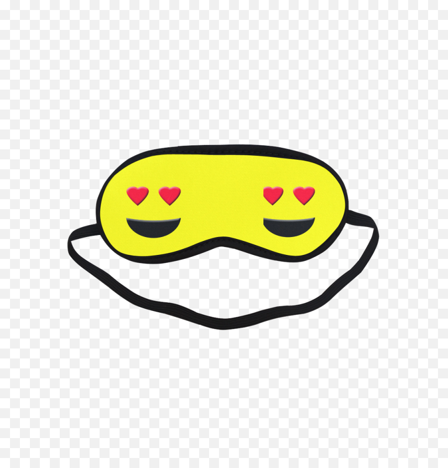 Emoticon Heart Smiley Sleeping Mask By - Blindfold Drawing Easy Png,Ahegao Png