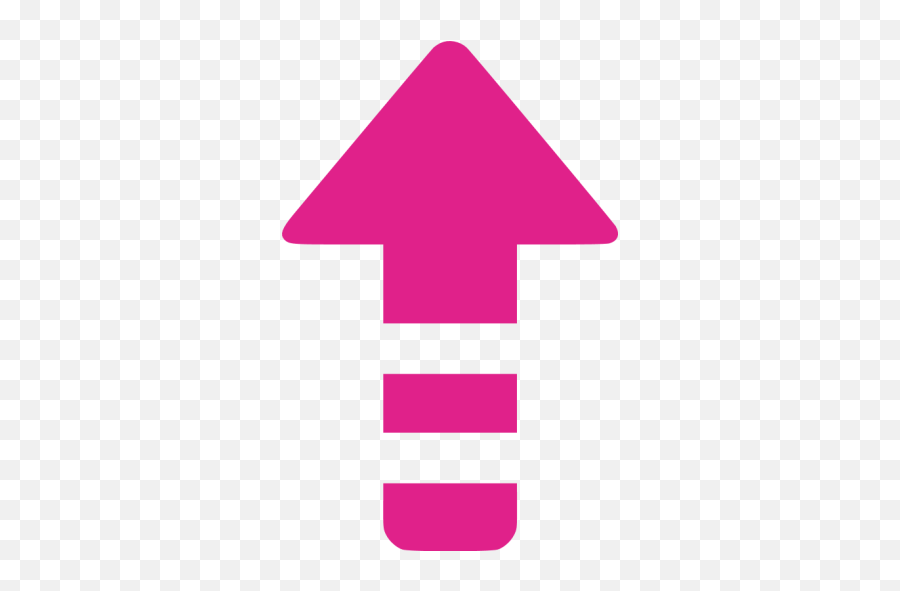 Barbie Pink Arrow Up 6 Icon - Free Barbie Pink Arrow Icons Sign Png,Pink Arrow Png