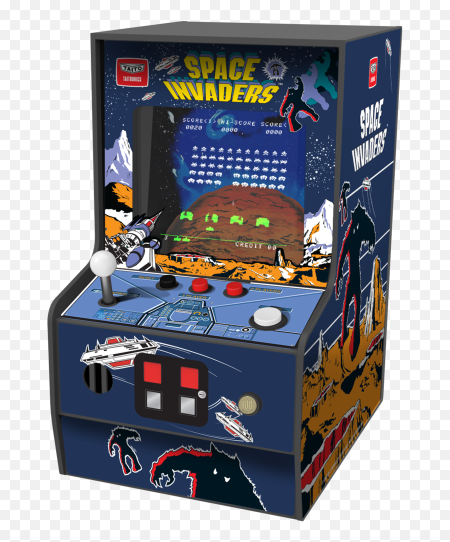My Arcade Reveals Collectible Space Invaders Micro Player - My Arcade Micro Player Space Invaders Png,Space Invaders Png