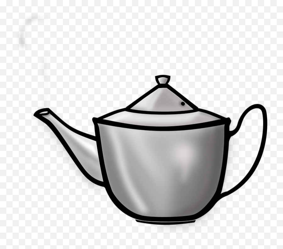 Download Kettle To Boil Water Smoke - Tea Pot Clip Art Png,Kettle Png