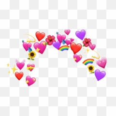 Heart Sticker - Emoji Meme Png