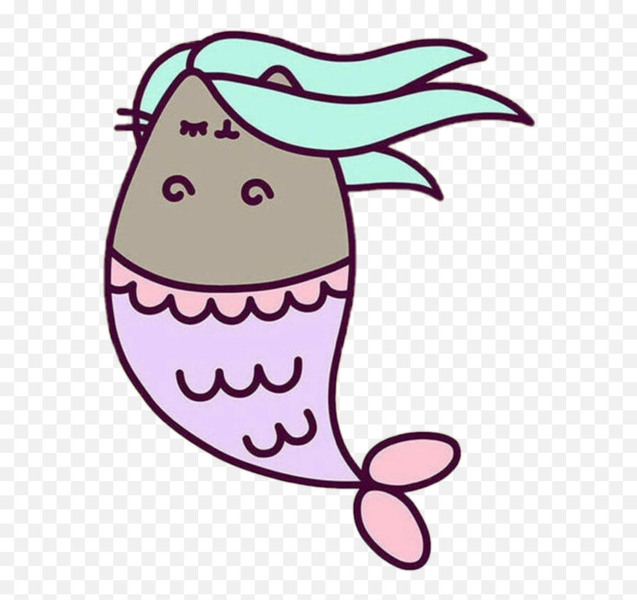 Mermaid Clipart Png - Pusheen Cat Clipart Mermaid Cute Pusheen Mermaid,Mermaid Clipart Png