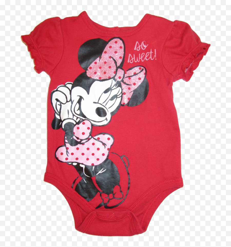 Baby Girls 6 - 9 Months Disney Baby Minnie Mouse Bodysuit Onesie Girl Png,Baby Minnie Mouse Png