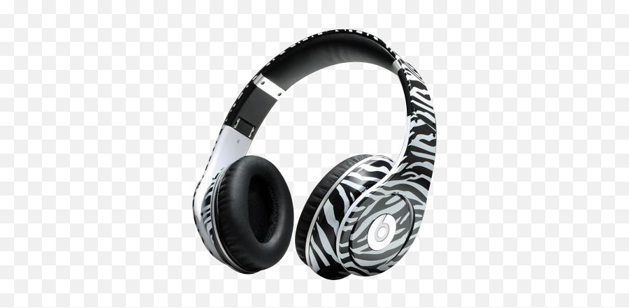Beats By Dre Studio Zebra - Stripe Headphone Blackwhite Zebra Beats By Dre Png,Beats By Dre Png