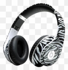 Beats By Dre Studio Zebra - Stripe Headphone BlackWhite By png
