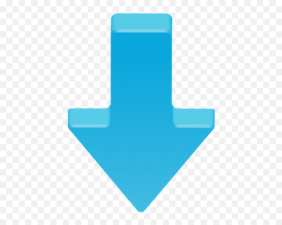 Blue Arrow Down Transparent Png - Sign,Blue Arrow Transparent Background