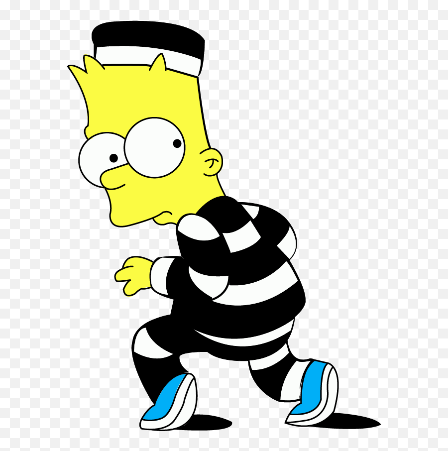 Bart Simpson Png Images Cliparts - Bart Simpson Supreme Robber,Simpson Png