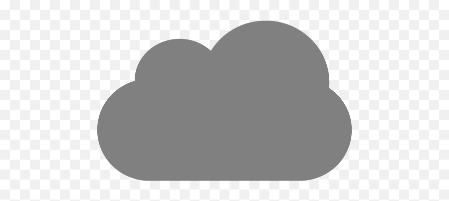 Gray Cloud 4 Icon - Cloud Icon Gif Transparent Png,Cloud Icon Png