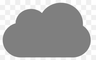 Gray Cloud 4 Icon - Gif Transparent png