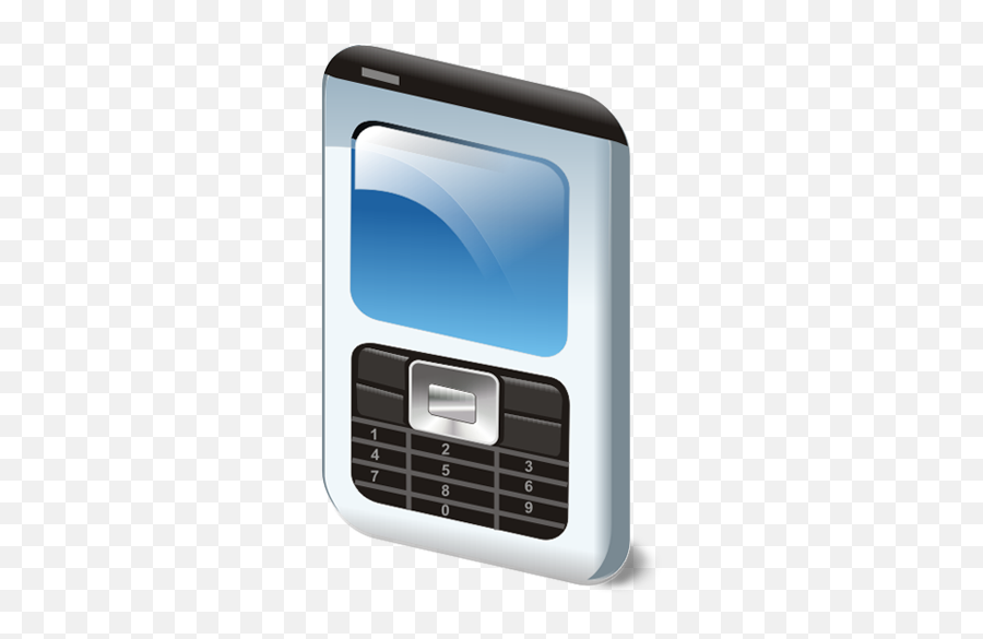 Phone Icon - Feature Phone Png,Blue Phone Png