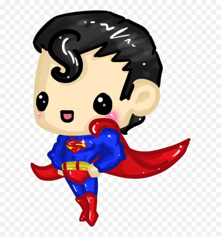 Download Superman Cute Png - Chibi Superman Png Full Size Superman Chibi Png,Superman Png