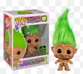 Funko Good Luck Trolls - Green Troll Pop Funko Png,Trolls Characters Png