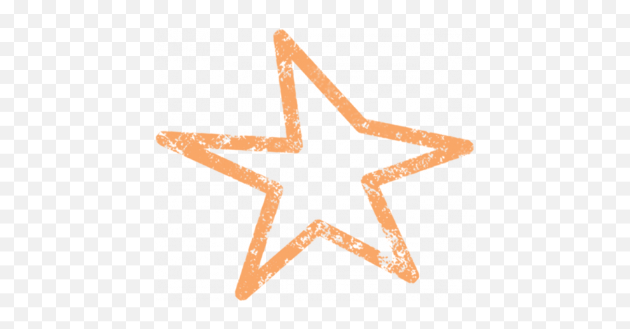 Lil Monster Orange Star Outline Stamp Graphic By Sheila Reid - Illustration Png,Orange Star Png