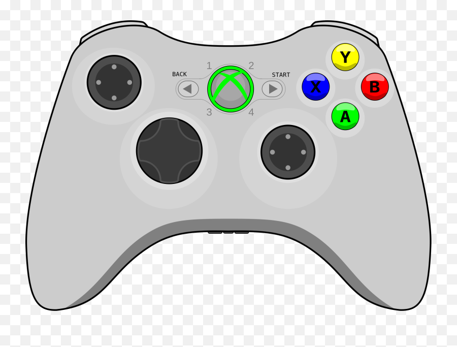 Xbox Controller Transparent Background Png Mart - Xbox 360 Game Pad,Joystick Png