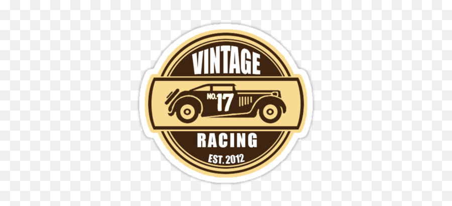 Vintage Racing Seal Logo Ilustrasi Mobil - Jg 1 Png,West Coast Customs Logo