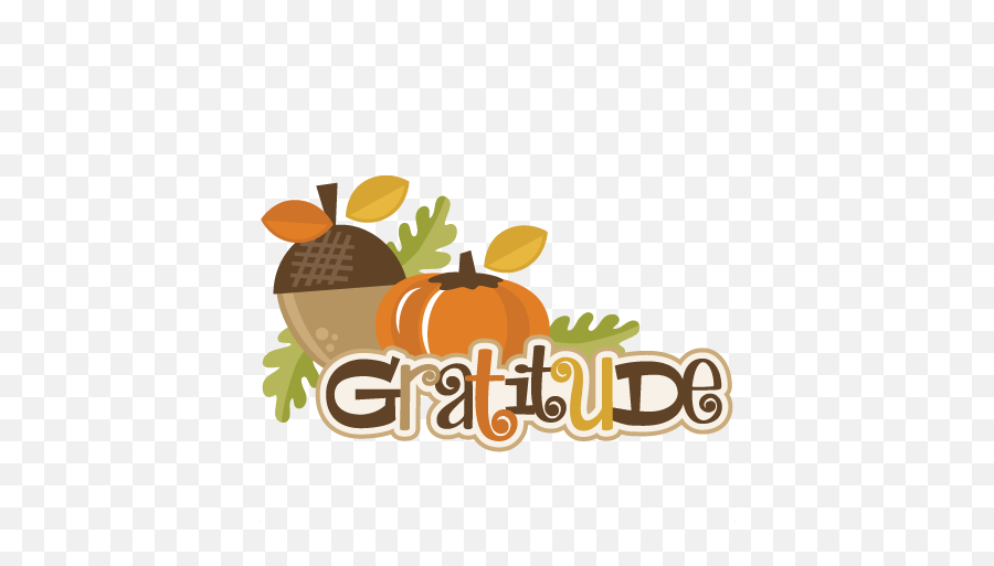 Gratitude Clip Art - Transparent Thankful Thanksgiving Clipart Png,Thanksgiving Clipart Png
