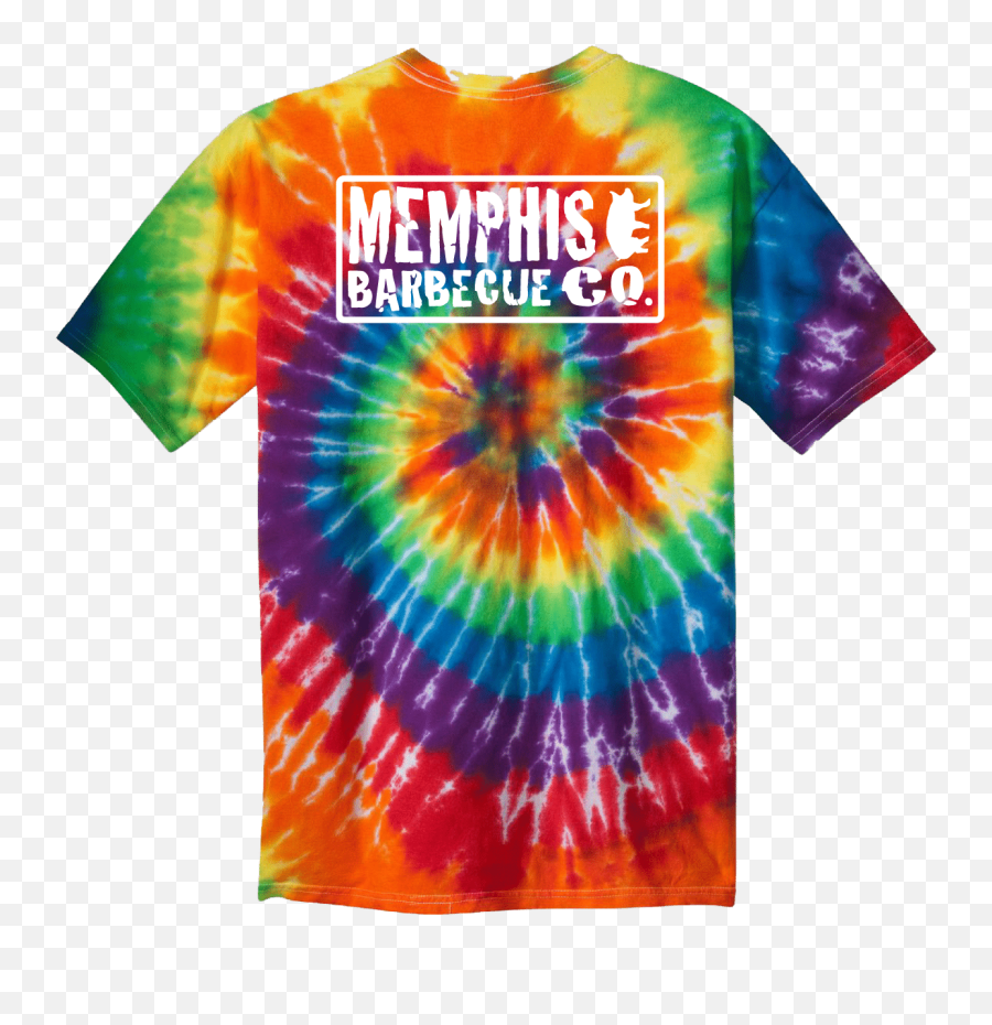 Memphis Bbq Tie Dye - Tie Dye Shirts Png,Tie Dye Png