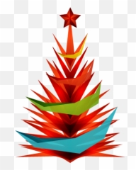 Free Png Christmas Tree - Merry Christmas Design Modern,Christmas Card Png