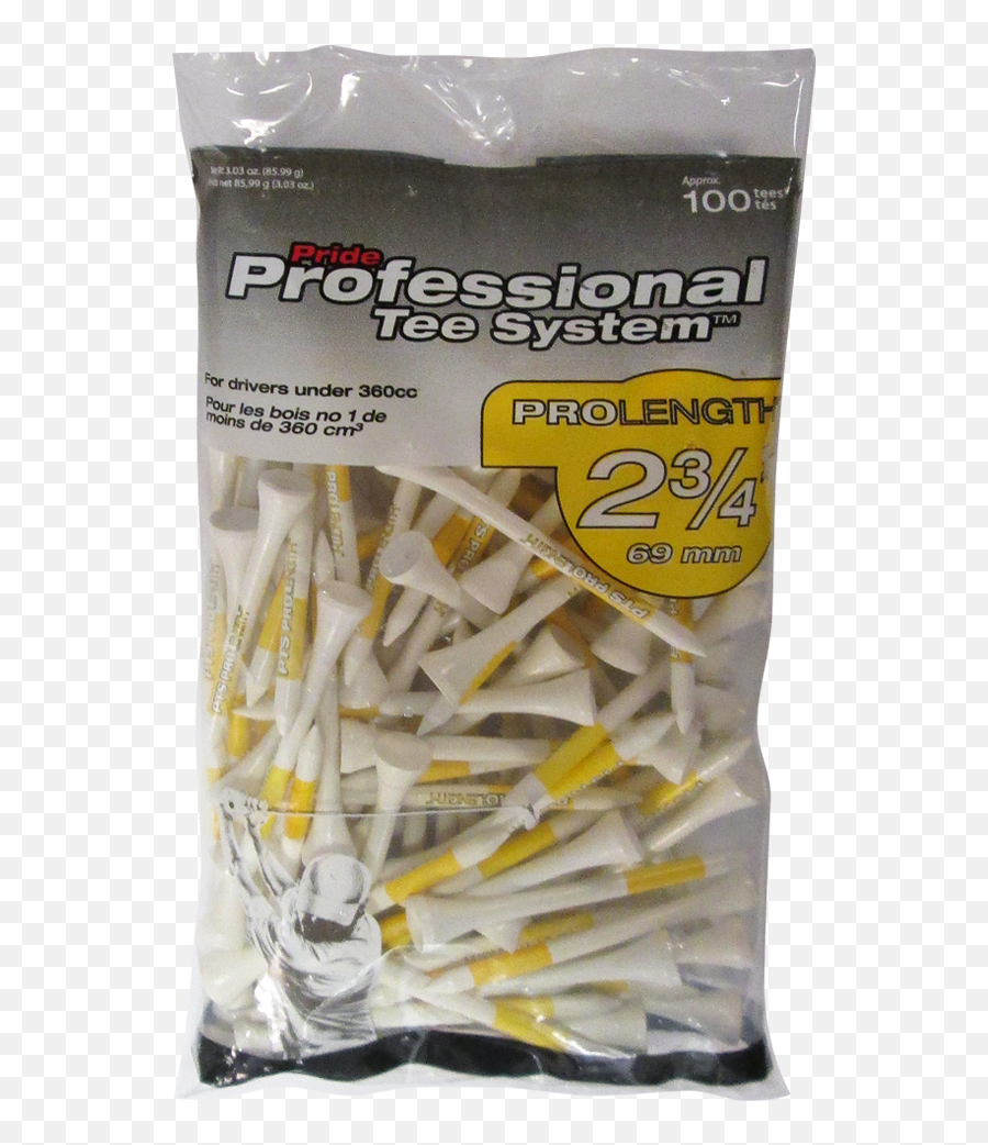 Pts Prolength White Golf Tees 100 - Pro Length Golf Tees Png,Golf Tee Png