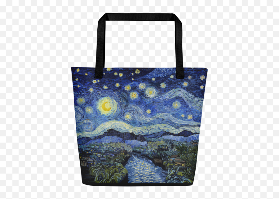The Starry Night Beach Bag - Van Gogh Starry Night Png,Starry Night Png