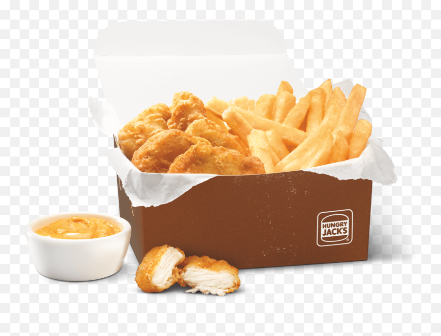 Download 6 Nuggets Chips Snack Box - Hungry Jacks Frozen Frozen Fanta Hungry Jacks Png,Snack Png